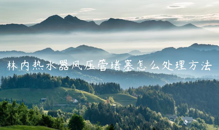 林内热水器风压管堵塞怎么处理方法