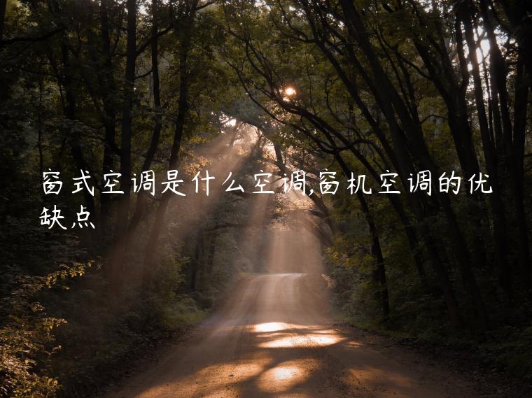 窗式空调是什么空调,窗机空调的优缺点