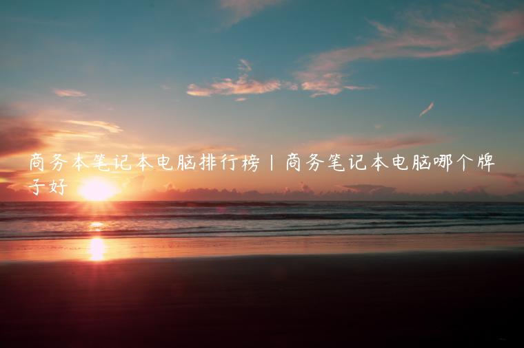商务本笔记本电脑排行榜|商务笔记本电脑哪个牌子好