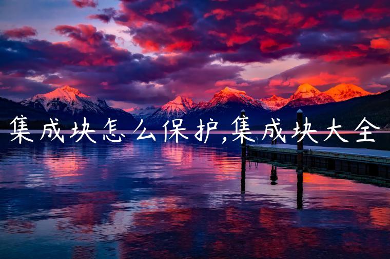 集成块怎么保护,集成块大全
