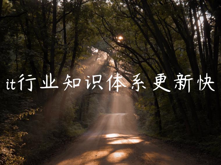 it行业知识体系更新快