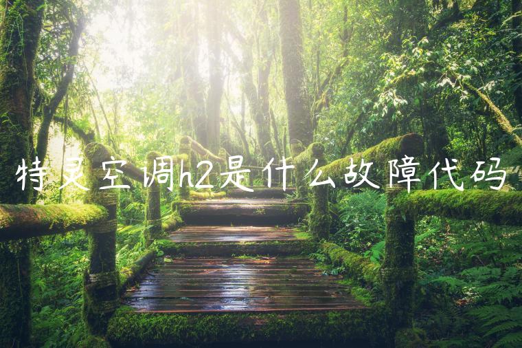 特灵空调h2是什么故障代码