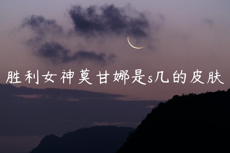胜利女神莫甘娜是s几的皮肤