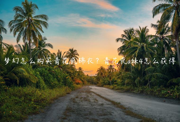 梦幻怎么购买青花瓷锦衣？青花瓷a妹4怎么获得