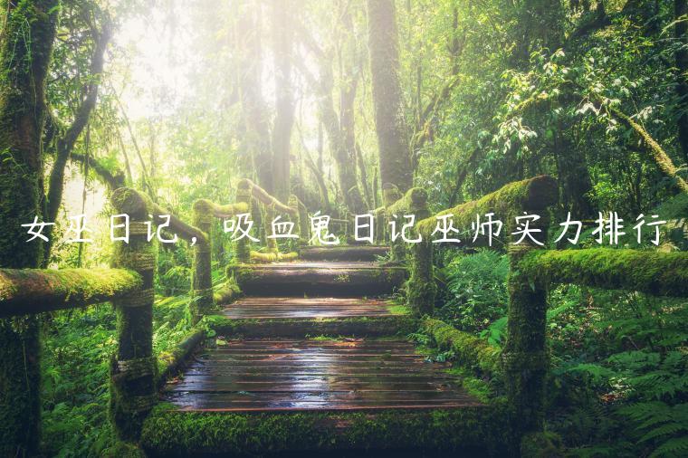 女巫日记，吸血鬼日记巫师实力排行