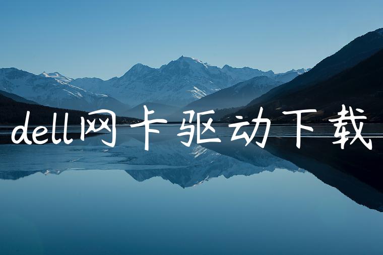 dell网卡驱动下载