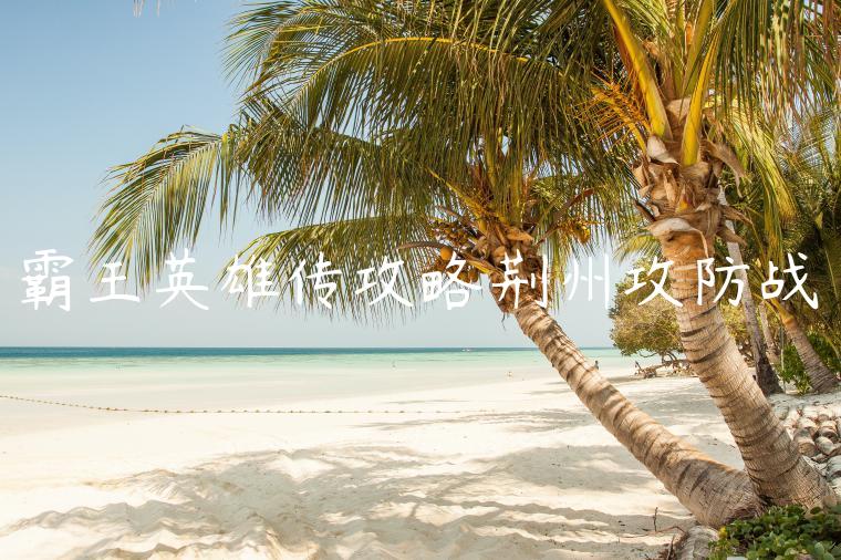 霸王英雄传攻略荆州攻防战