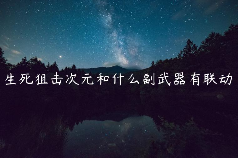 生死狙击次元和什么副武器有联动