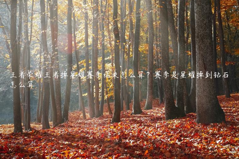 王者荣耀王者掉星耀赛季结束怎么算？赛季是星耀掉到钻石怎么算