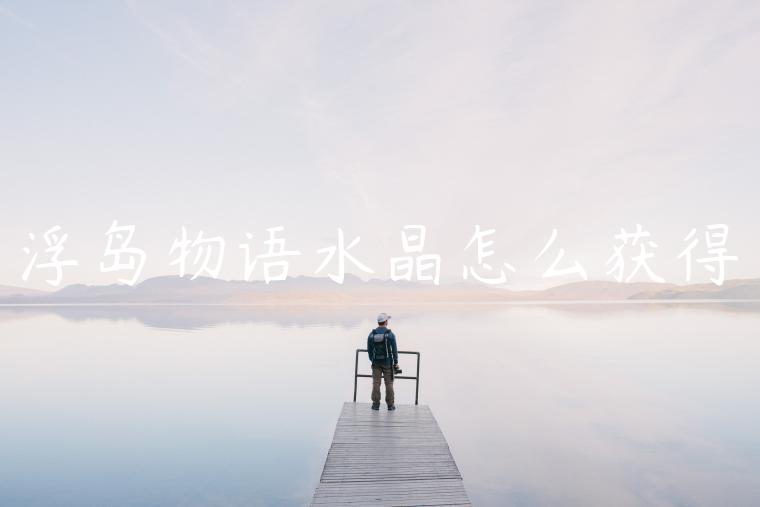 浮岛物语水晶怎么获得