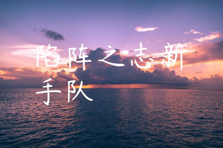 陷阵之志新手队