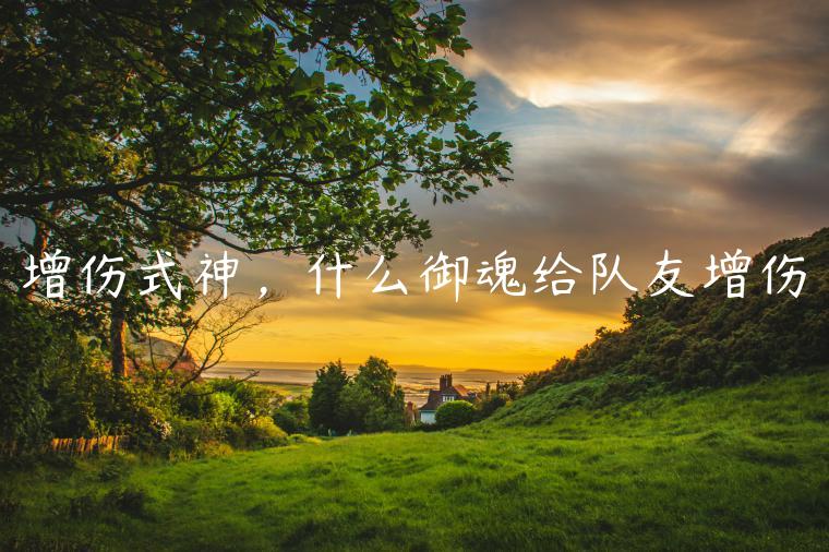 增伤式神，什么御魂给队友增伤