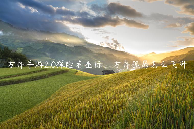 方舟手游2.0探险者坐标，方舟孤岛怎么飞升