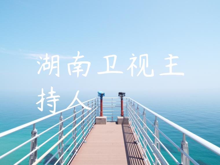 湖南卫视主持人