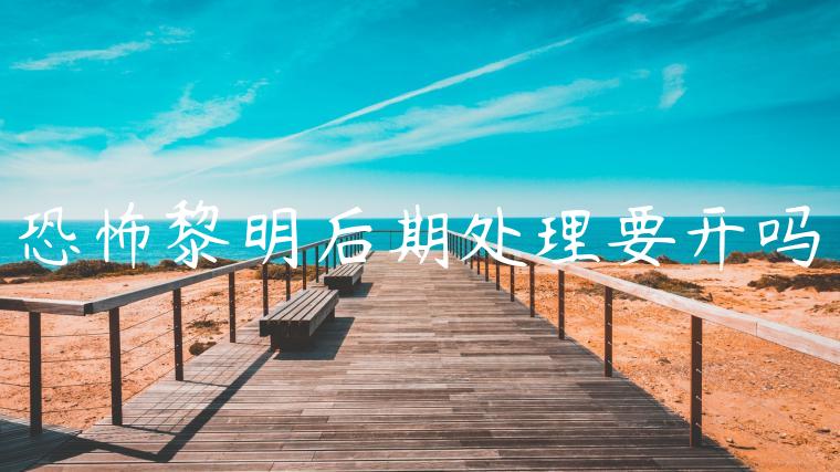 恐怖黎明后期处理要开吗