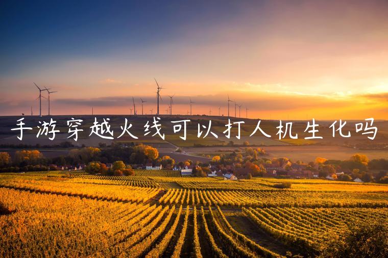 手游穿越火线可以打人机生化吗