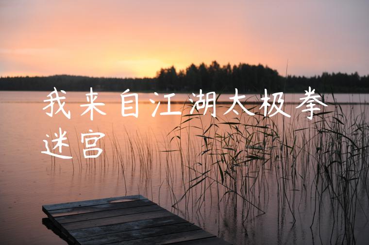 我来自江湖太极拳迷宫