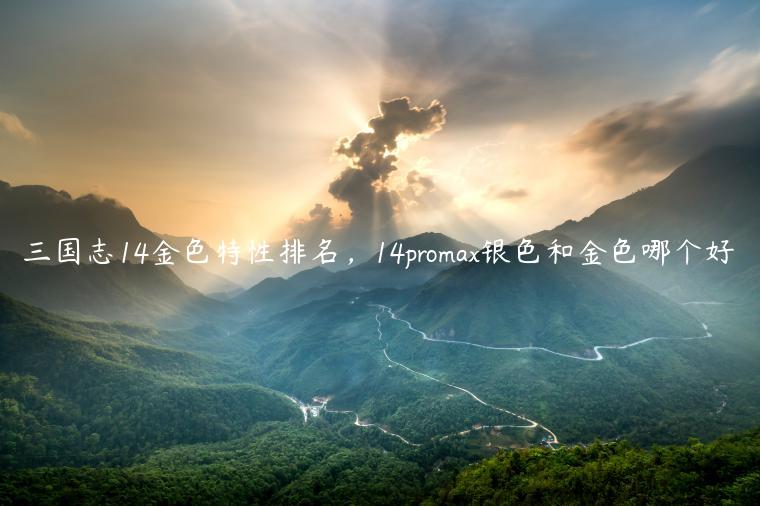 三国志14金色特性排名，14promax银色和金色哪个好