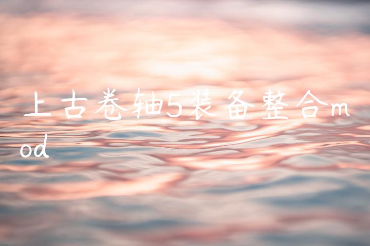 上古卷轴5装备整合mod