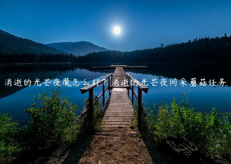 消逝的光芒夜魔怎么打？消逝的光芒夜间采蘑菇任务