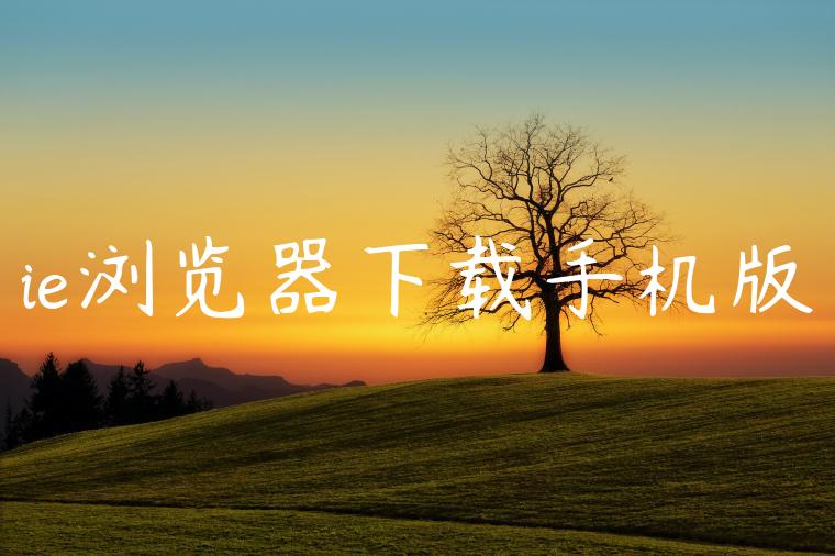 ie浏览器下载手机版