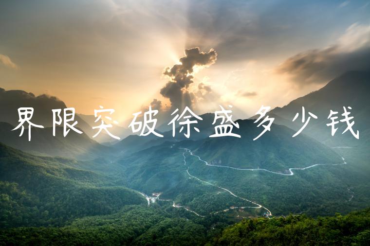 界限突破徐盛多少钱