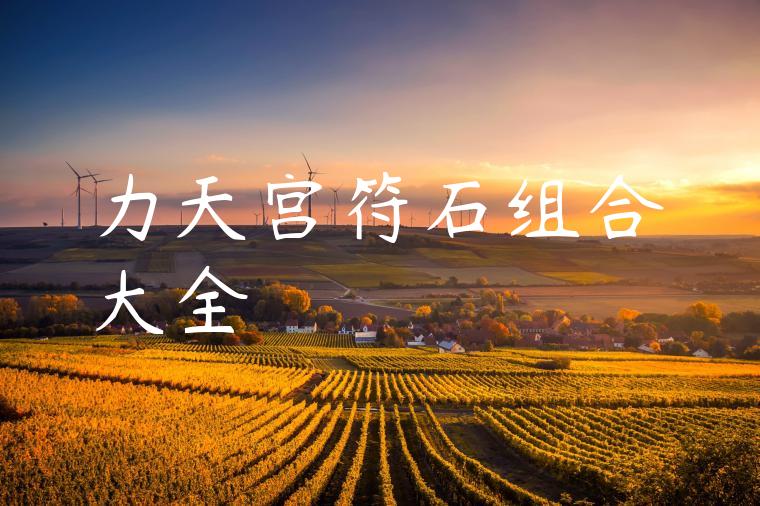 力天宫符石组合大全
