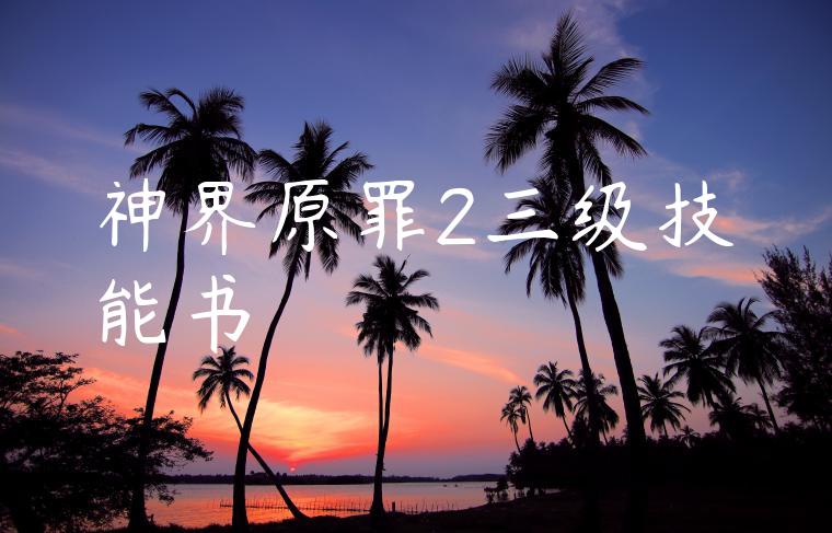 神界原罪2三级技能书