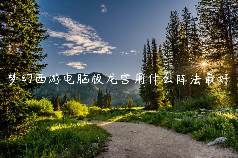 梦幻西游电脑版龙宫用什么阵法最好