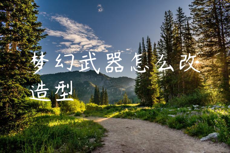 梦幻武器怎么改造型