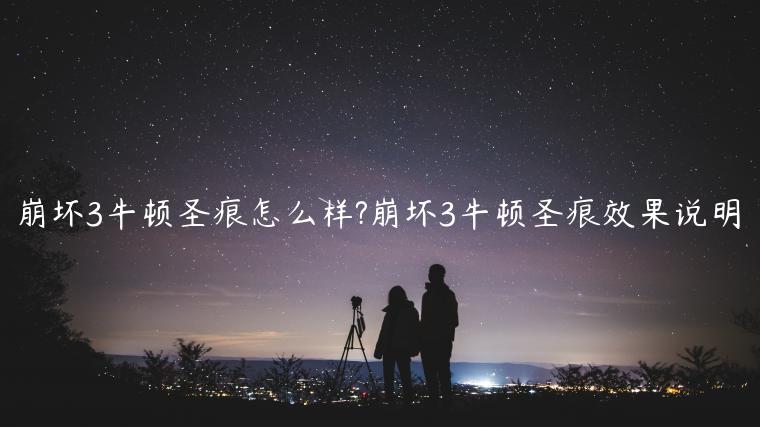 崩坏3牛顿圣痕怎么样?崩坏3牛顿圣痕效果说明