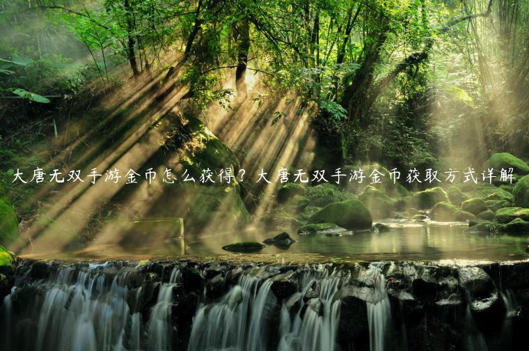 大唐无双手游金币怎么获得？大唐无双手游金币获取方式详解