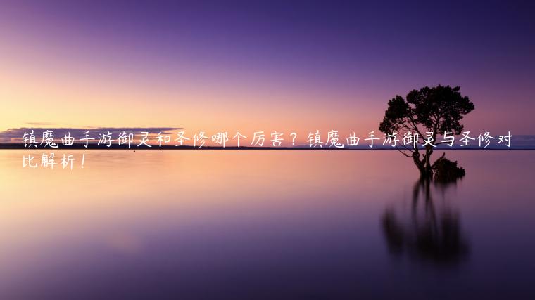 镇魔曲手游御灵和圣修哪个厉害？镇魔曲手游御灵与圣修对比解析！