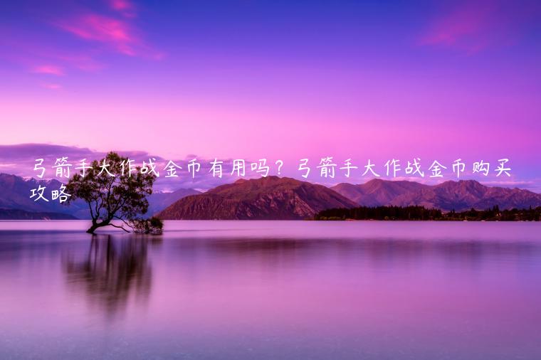 弓箭手大作战金币有用吗？弓箭手大作战金币购买攻略