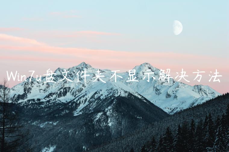 Win7u盘文件夹不显示解决方法