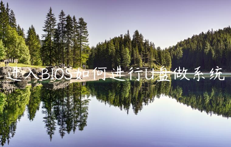 进入BIOS如何进行U盘做系统