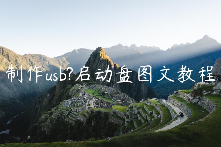 制作usb?启动盘图文教程