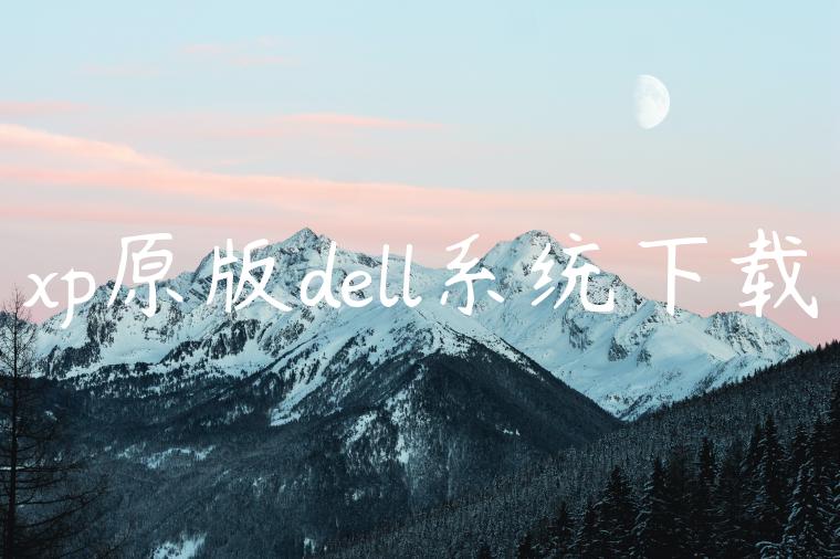 xp原版dell系统下载