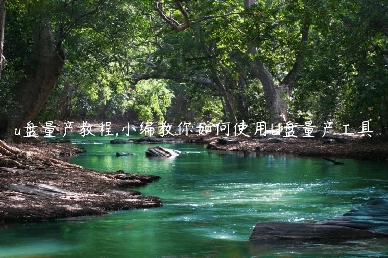 u盘量产教程,小编教你如何使用U盘量产工具