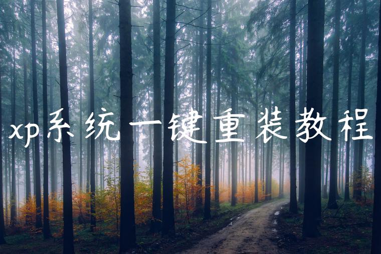xp系统一键重装教程
