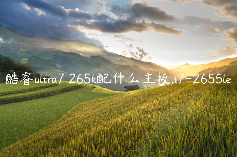 酷睿ultra7 265k配什么主板,i7-2655le