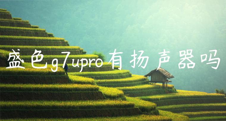 盛色g7upro有扬声器吗
