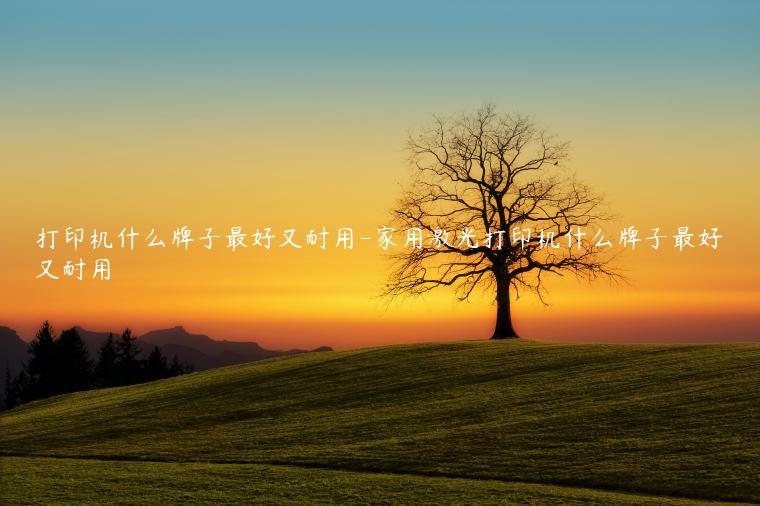 打印机什么牌子最好又耐用-家用激光打印机什么牌子最好又耐用