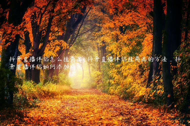 抖音直播伴侣怎么挂商品-抖音直播伴侣挂商品的方法_抖音直播伴侣如何添加商品