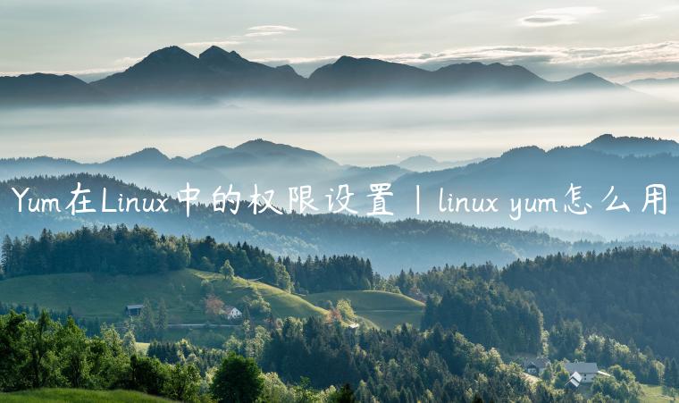 Yum在Linux中的权限设置|linux yum怎么用