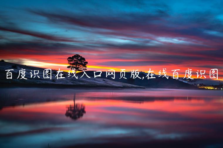 百度识图在线入口网页版,在线百度识图