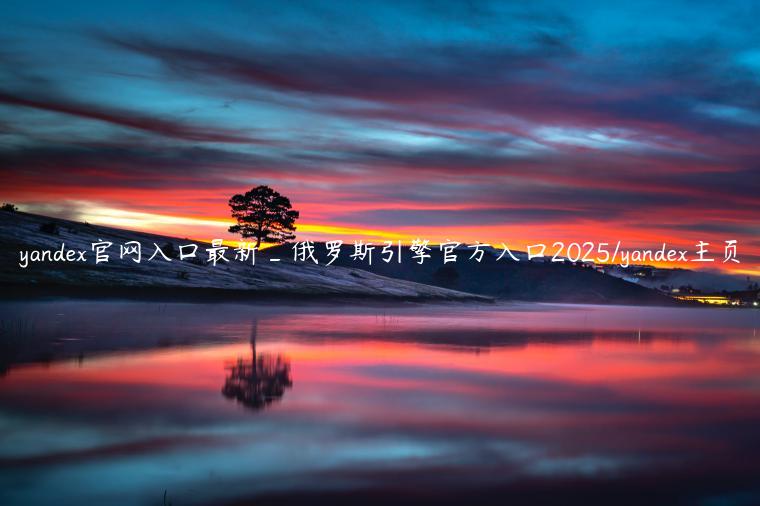 yandex官网入口最新_俄罗斯引擎官方入口2025/yandex主页