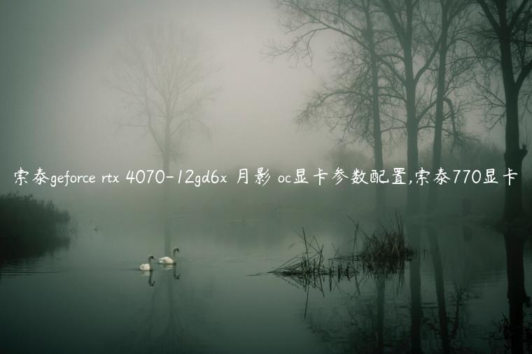 索泰geforce rtx 4070-12gd6x 月影 oc显卡参数配置,索泰770显卡