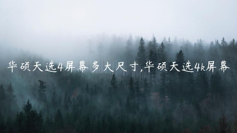 华硕天选4屏幕多大尺寸,华硕天选4k屏幕