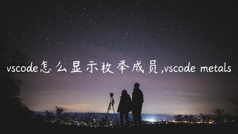 vscode怎么显示枚举成员,vscode metals